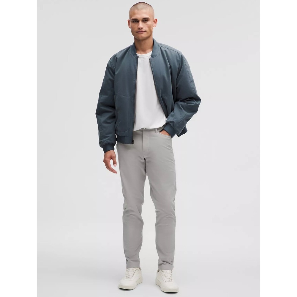 Lululemon ABC Slim-Fit Utilitech 5 Pocket Pants Grey Commuter Mens 31x30